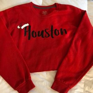 Houston holiday sweater / crop